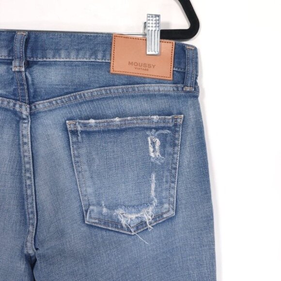 NWT MOUSSY VINTAGE Women's Jeans 30 JAPAN MADE Helendale Skinny Distressed HOWA - Picture 10 of 14